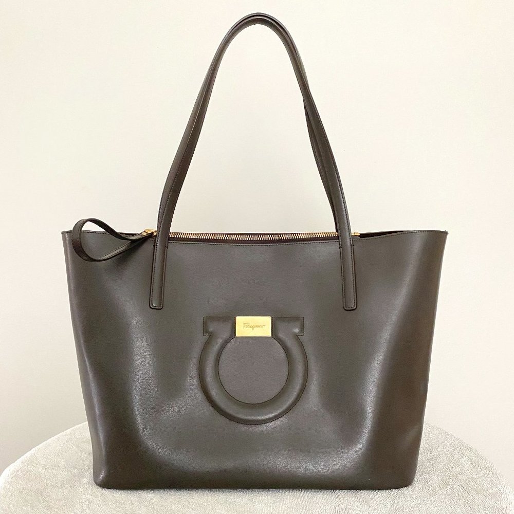Salvatore Ferragamo Gancini Tote Bag